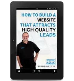 How To Build a Website That Attracts High-Quality Clients guide on a tablet